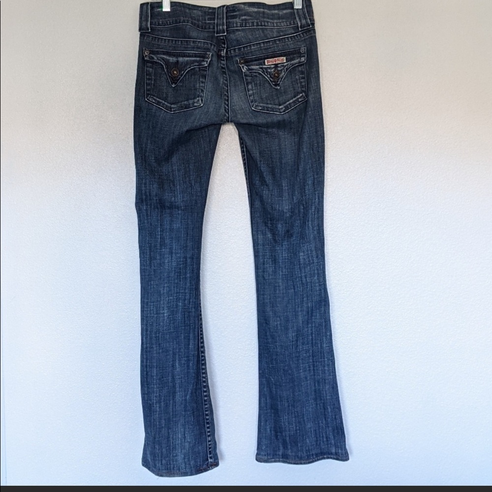 Hudson Flare Leg Jeans 2 Button Flap Pockets 26